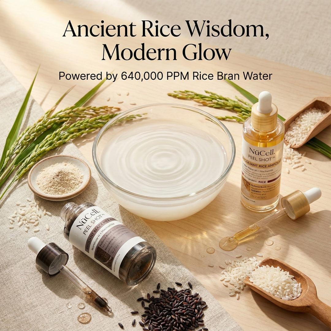 Glow Starts With Pure Rice Power